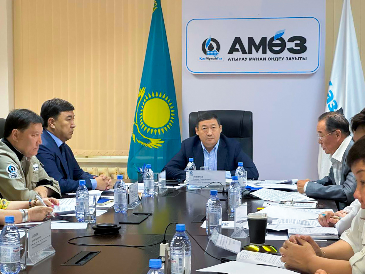 Атырау мұнай өңдеу зауытында санитарлық-қорғау аймағының шекарасы талқыланды
