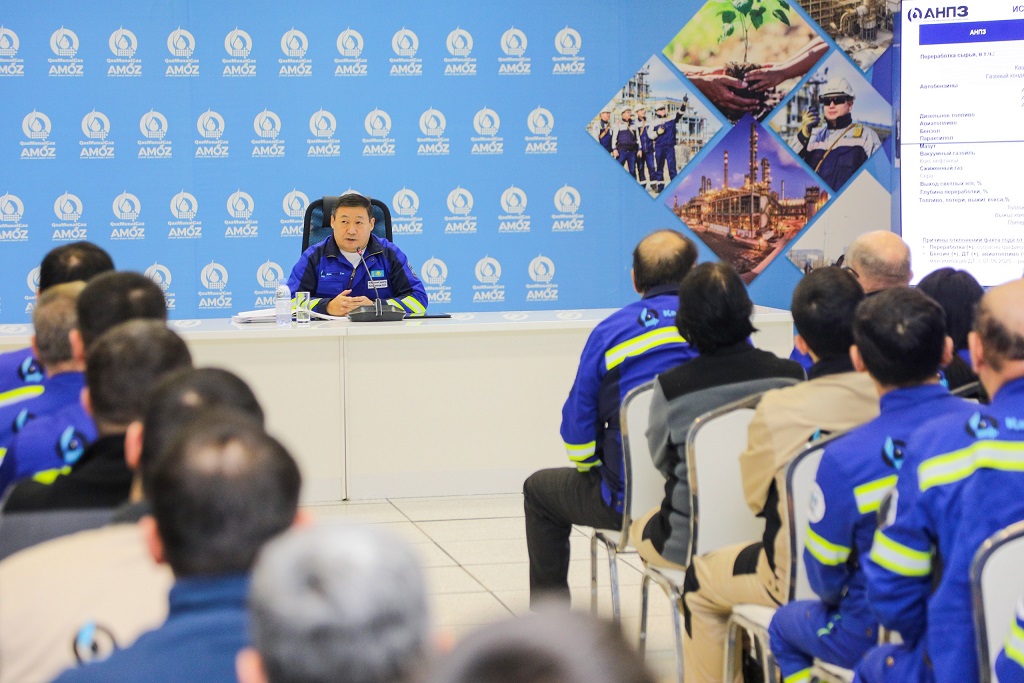 «Атырау МӨЗ» ЖШС Бас директоры Қ.Бишімовтың еңбек ұжымы алдындағы есептік кездесуі өтті