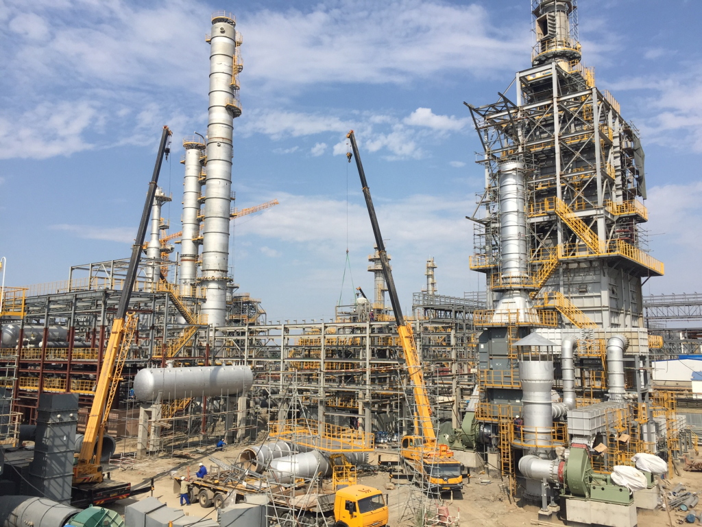 Атырауский НПЗ. Комплекс глубокой переработки нефти. Установка гидроочистки нафты.