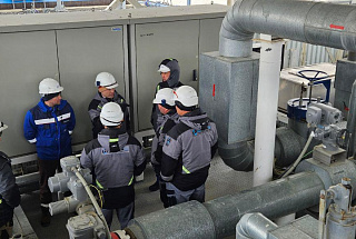 Генеральный директор ТОО “АНПЗ” ознакомился с работой нефтеперекачивающей станции   