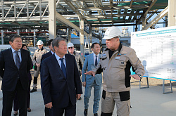 "Самұрық-Қазына "ҰӘҚ" АҚ Басқарма Төрағасы Ахметжан Есімов Атырау МӨЗ-де болды.