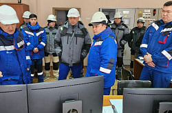 Генеральный директор ТОО “АНПЗ” ознакомился с работой нефтеперекачивающей станции   