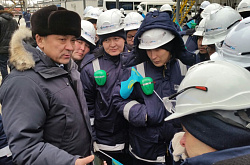 Встреча акима области с заводчанами